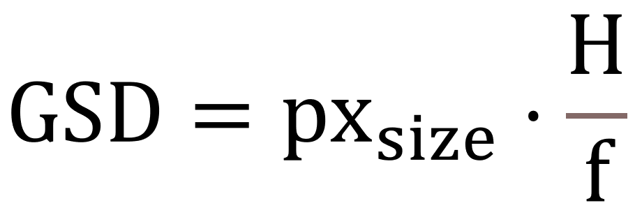 GSD calculation